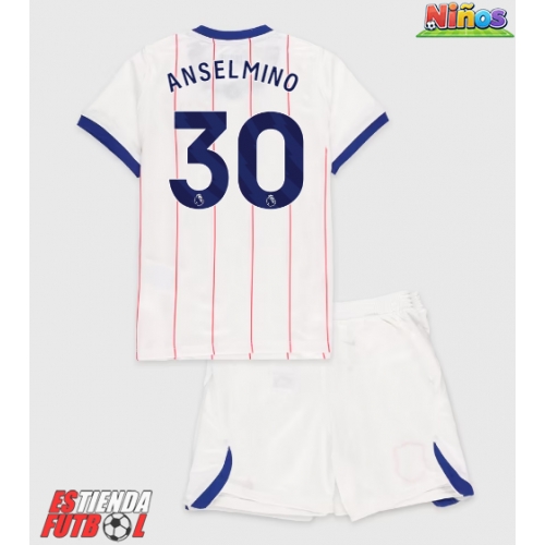 Chelsea Aaron Anselmino #30 Tercera Equipación Niños 2026-27 Manga Corta (+ Pantalones cortos)